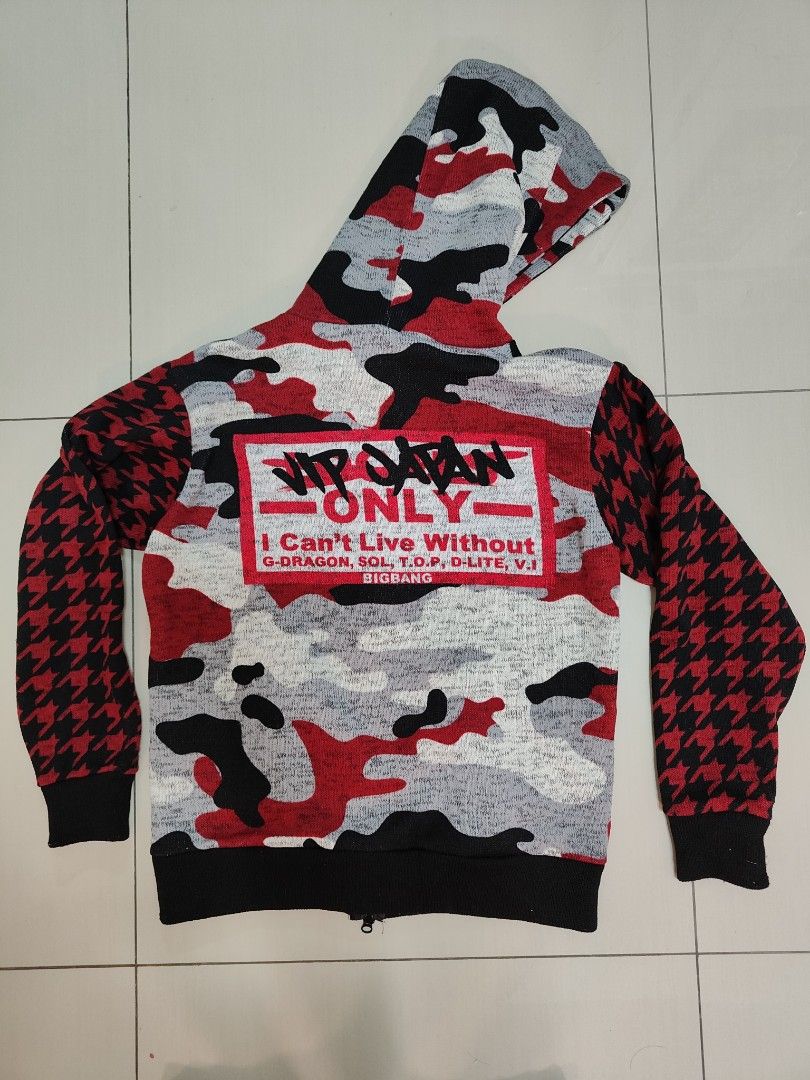 Very Rare BigBang Sweater Camo G Dragon