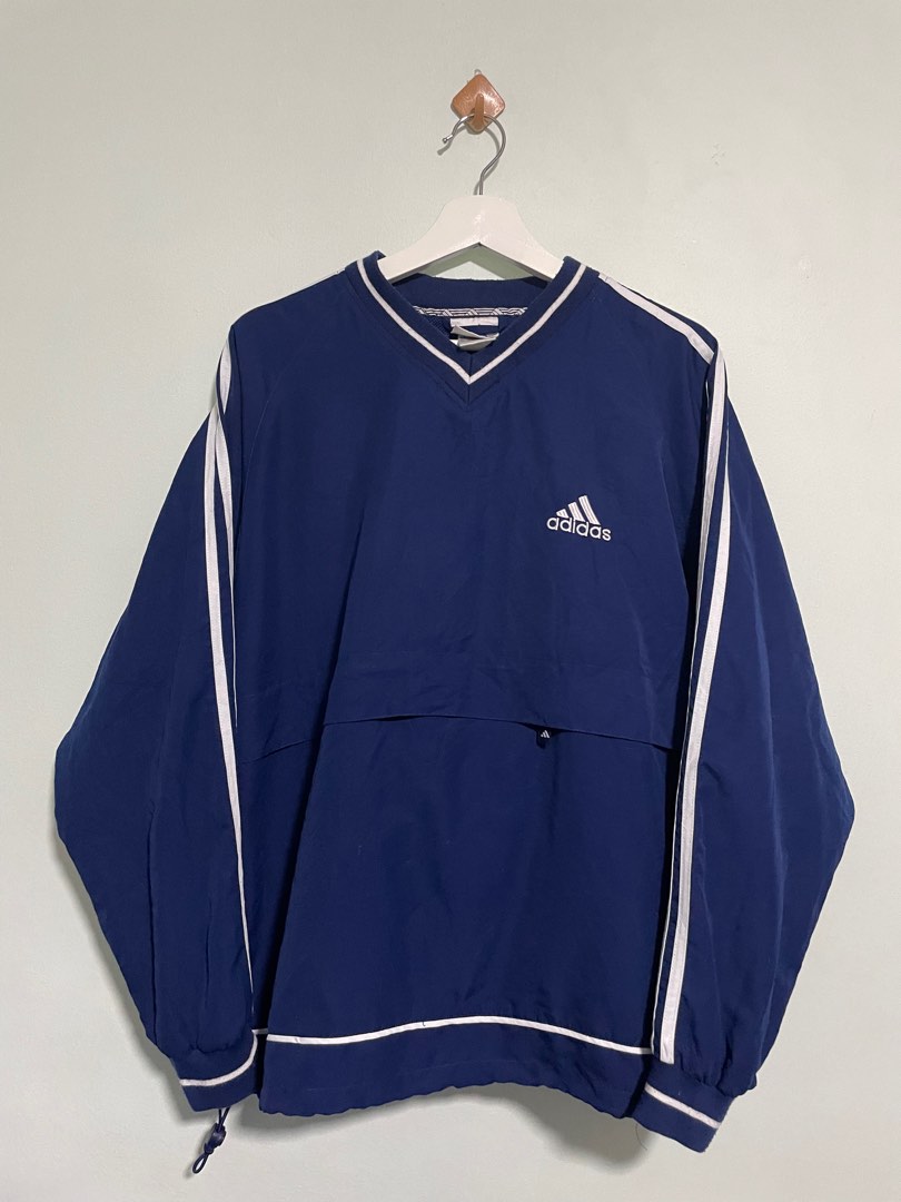 Vintage Adidas Nylon Pullover, Men's Fashion, Coats, Jackets and Outerwear  on Carousell