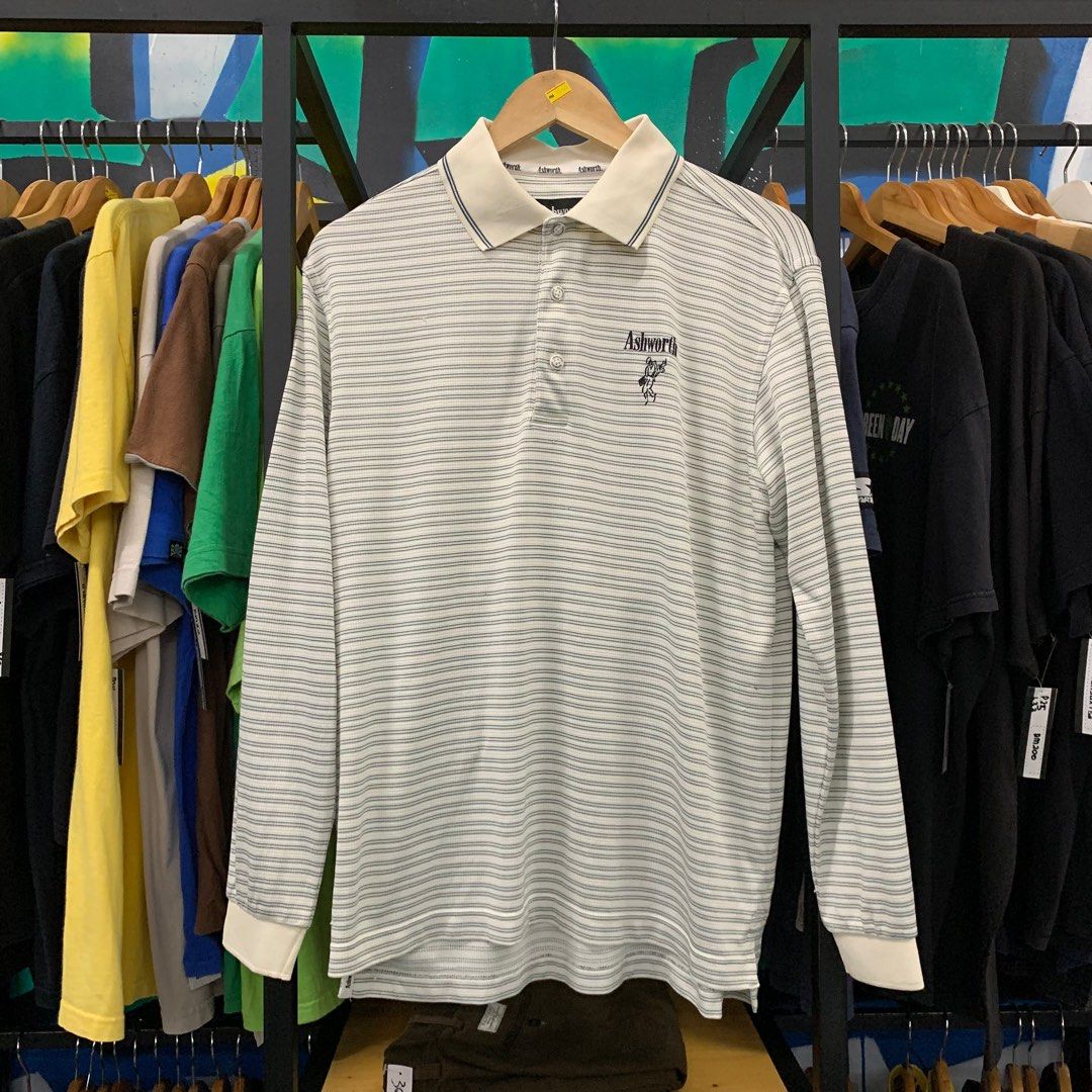 Ashworth long top sleeve golf shirts
