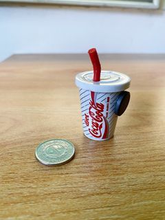 (Vintage) Diet Coke - Miniature Coca Cola Cup - Magnet