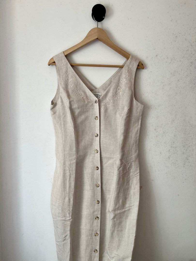 Laura ashley linen dress online