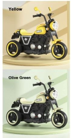 Vintage Mini Harley Kid s Electric Tricycle 8 Colours Availble