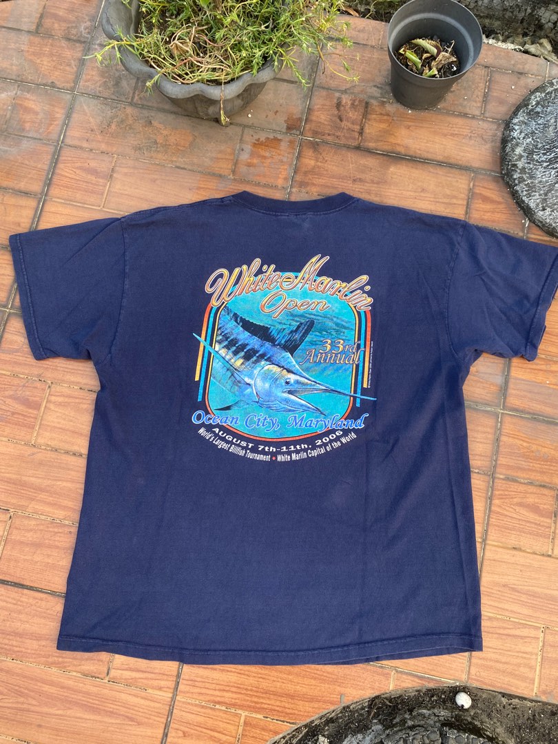 VINTAGE WHITE MARLIN OPEN 33rd ANNUAL TEES on Carousell