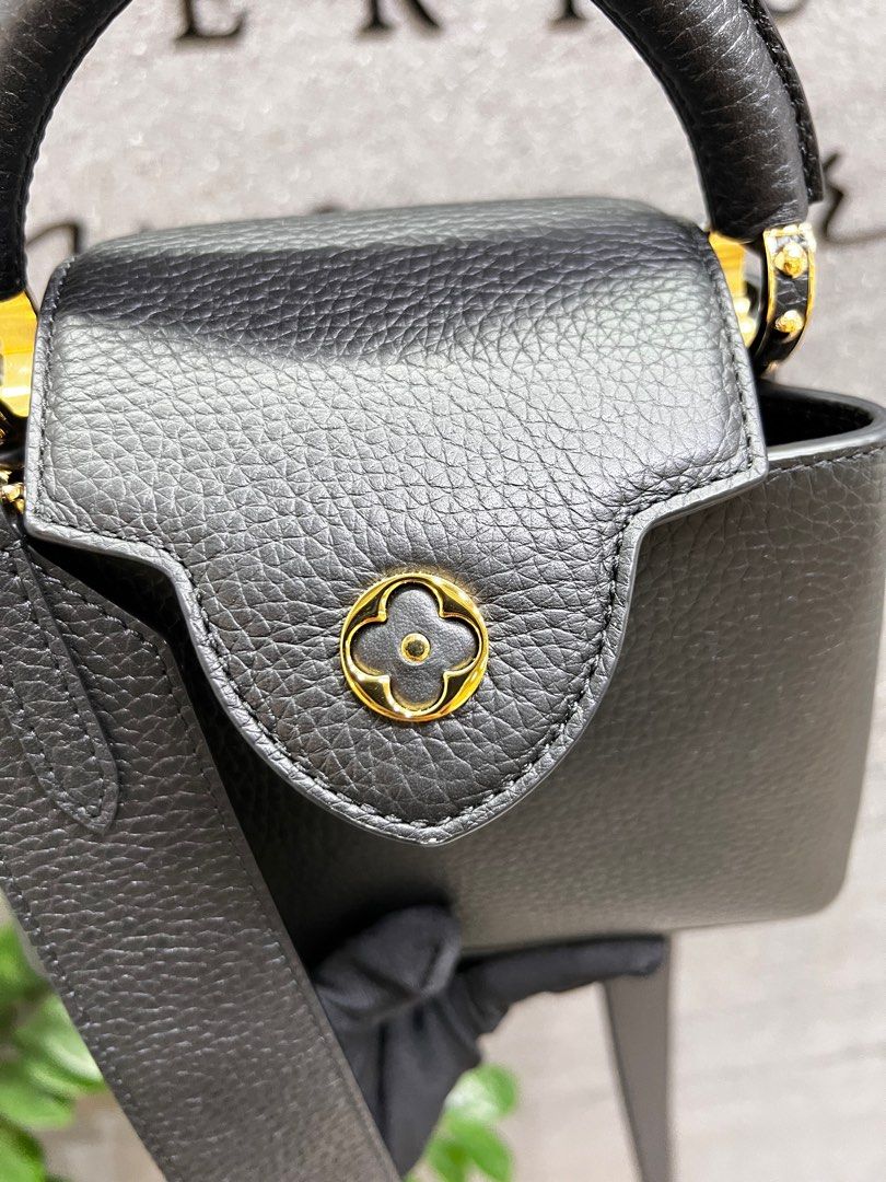 Louis Vuitton Taurillon Capucines Mini w/ Strap - Black Handle Bags,  Handbags - LOU731744