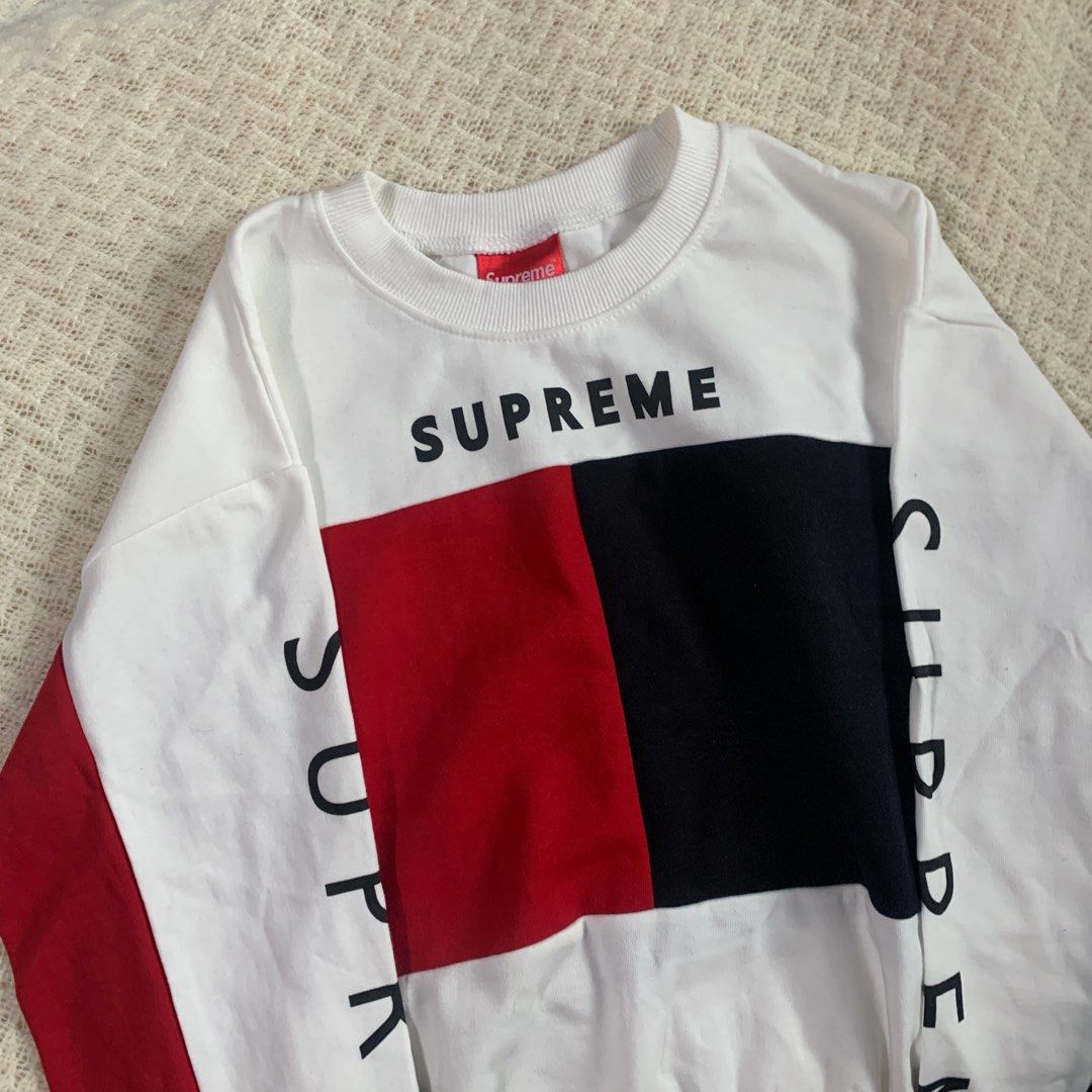 White Supreme Sweater