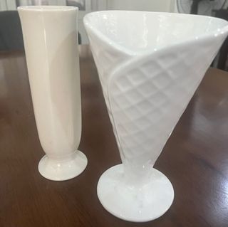 White vase