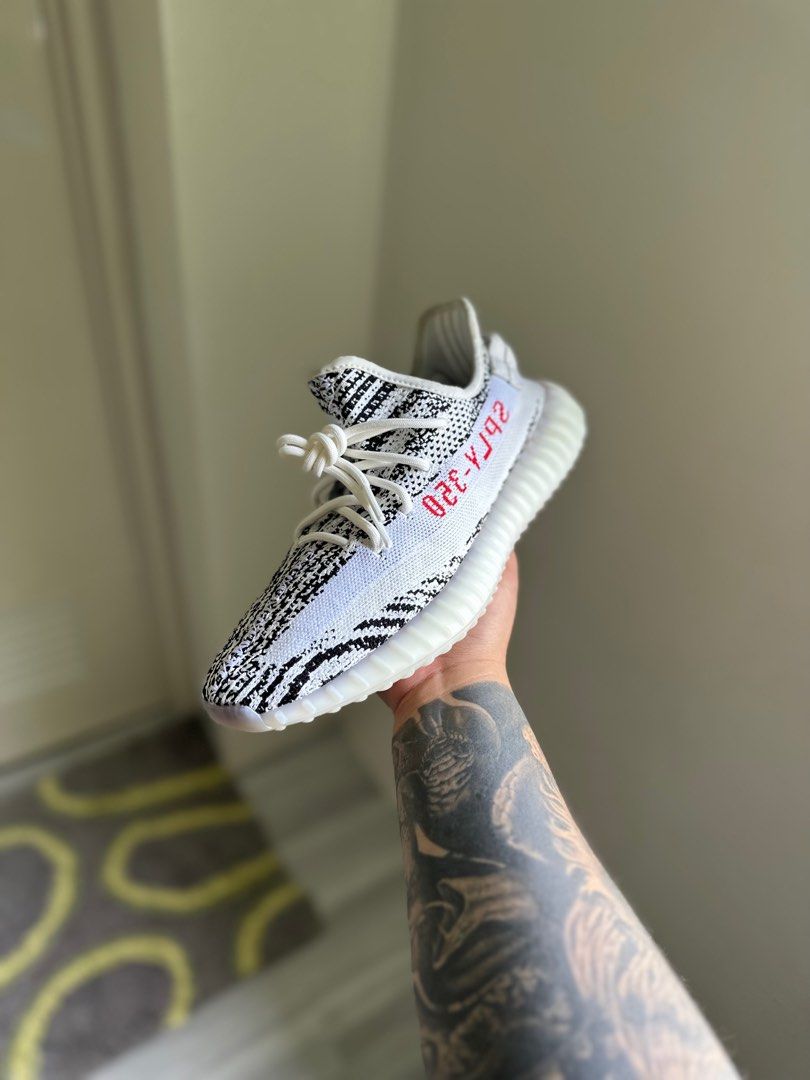 YEEZY ZEBRA 2020 9US, Men's Fashion, Footwear, Sneakers on Carousell