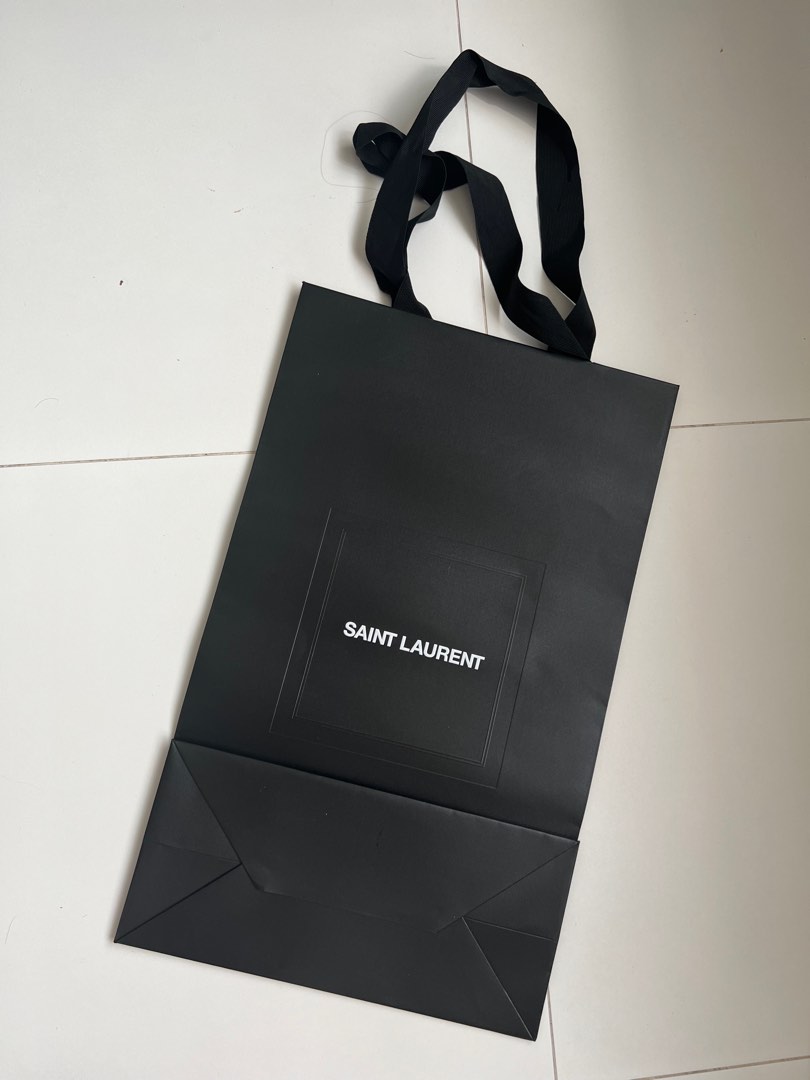 YSL paper bag, Luxury, Accessories on Carousell