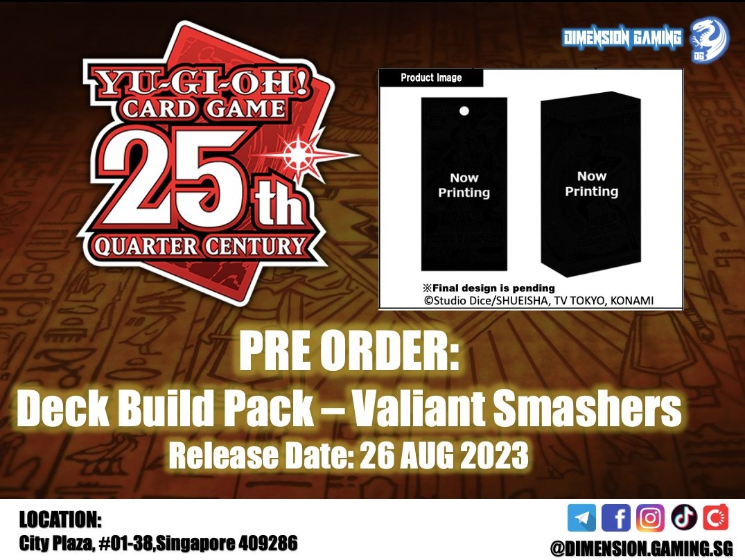 Yu Gi Oh! Deck Build Pack Valiant Smashers, Hobbies & Toys, Toys