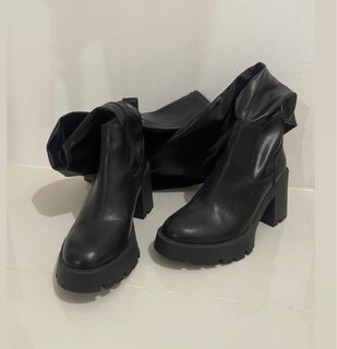Zara thigh high boots