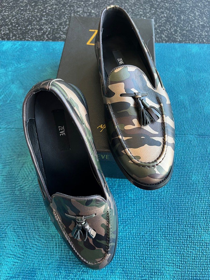 Mens camo loafers online