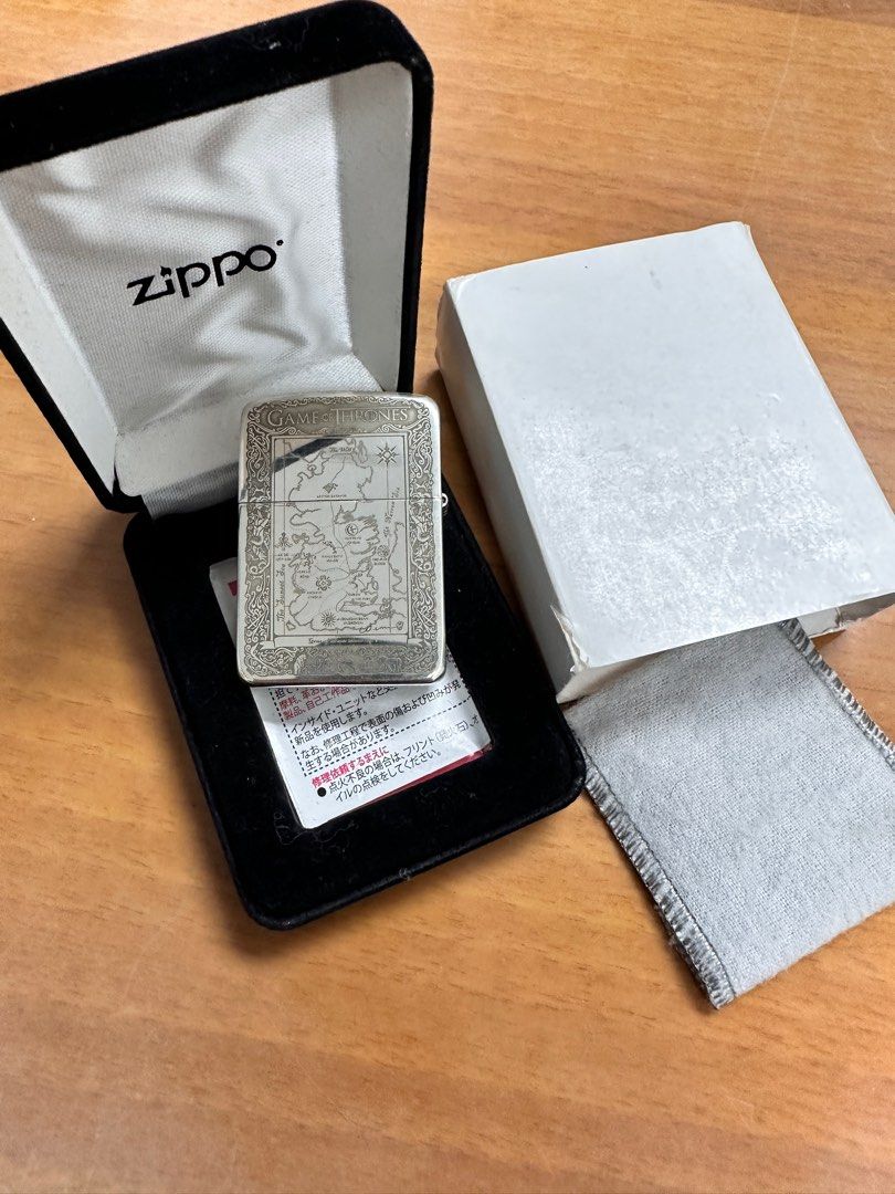Zippo Sterling Game of thrones (2014) based on 1941, Men's Fashion