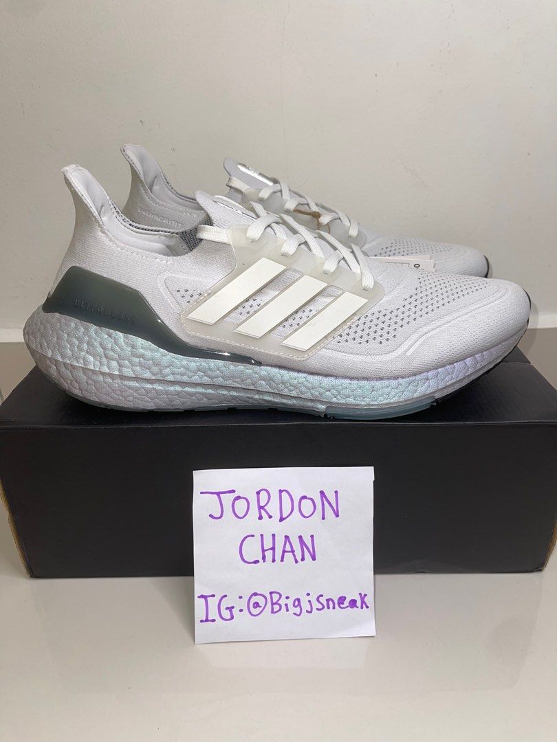 Adidas ultra boost crystal white hot sale