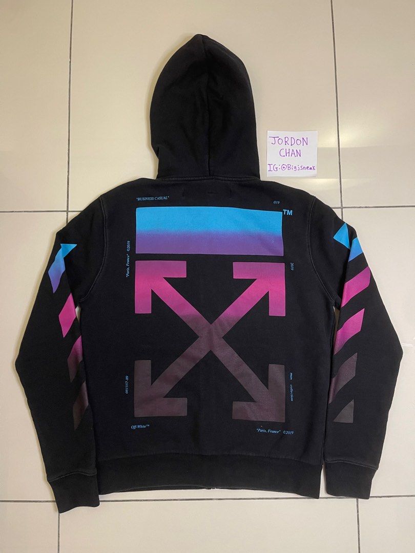 Off white diag gradient sweatshirt outlet