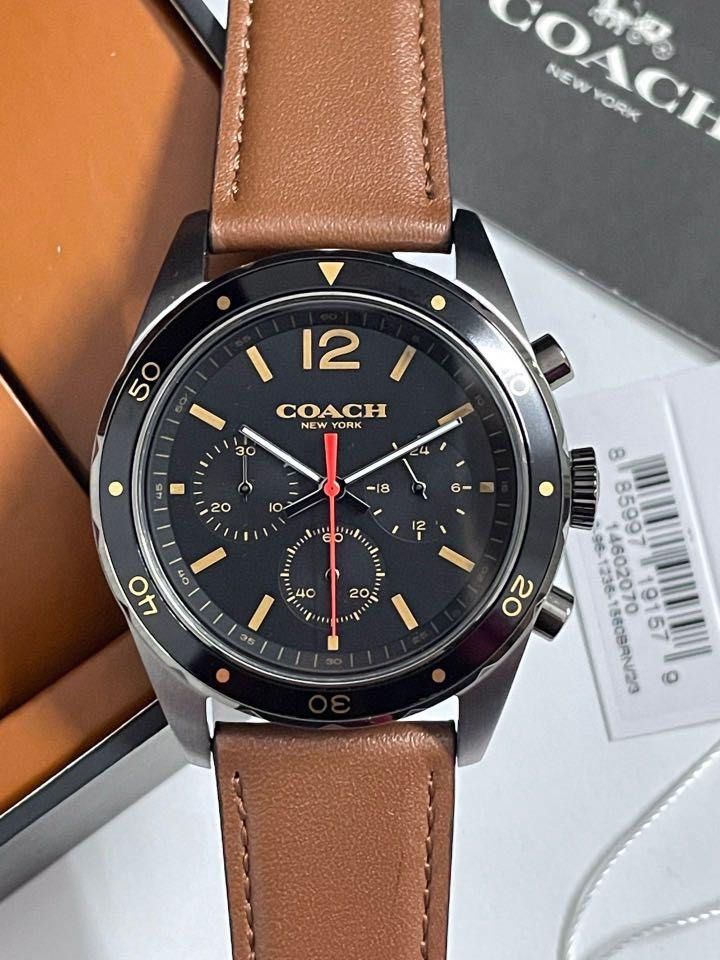 Coach sales chronograph watch