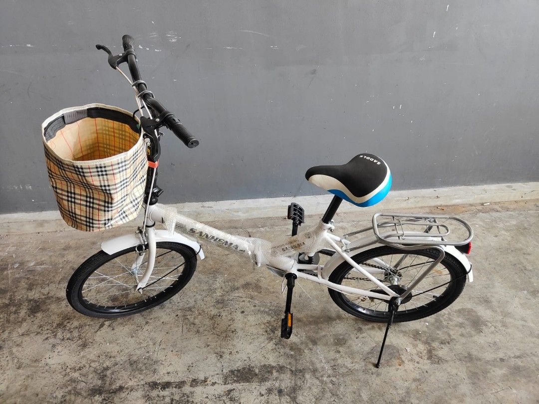 20 inch Foldable Bicycle. no gear single speed folding bike, Sports
