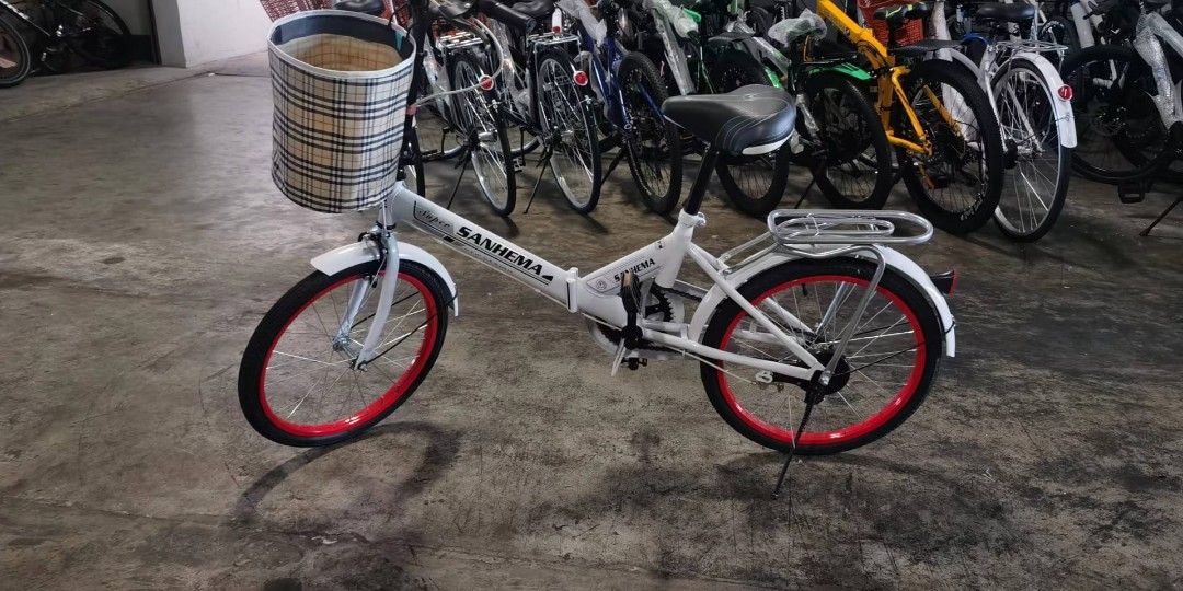 20 inch Foldable Bicycle. no gear single speed folding bike, Sports