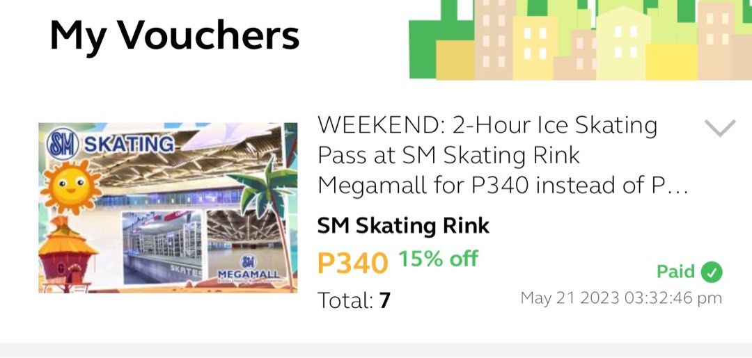 2Hour Ice Skating Pass SM Megamall, Tickets & Vouchers, Event Tickets