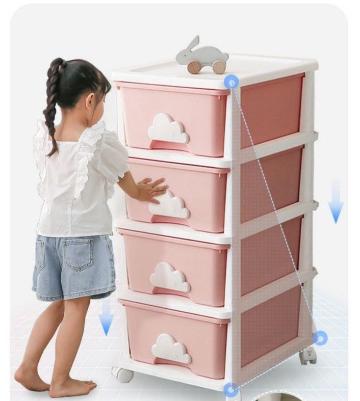 3 4 5 TIER BABY PLASTIC STORAGE DRAWERS Babies Kids Baby