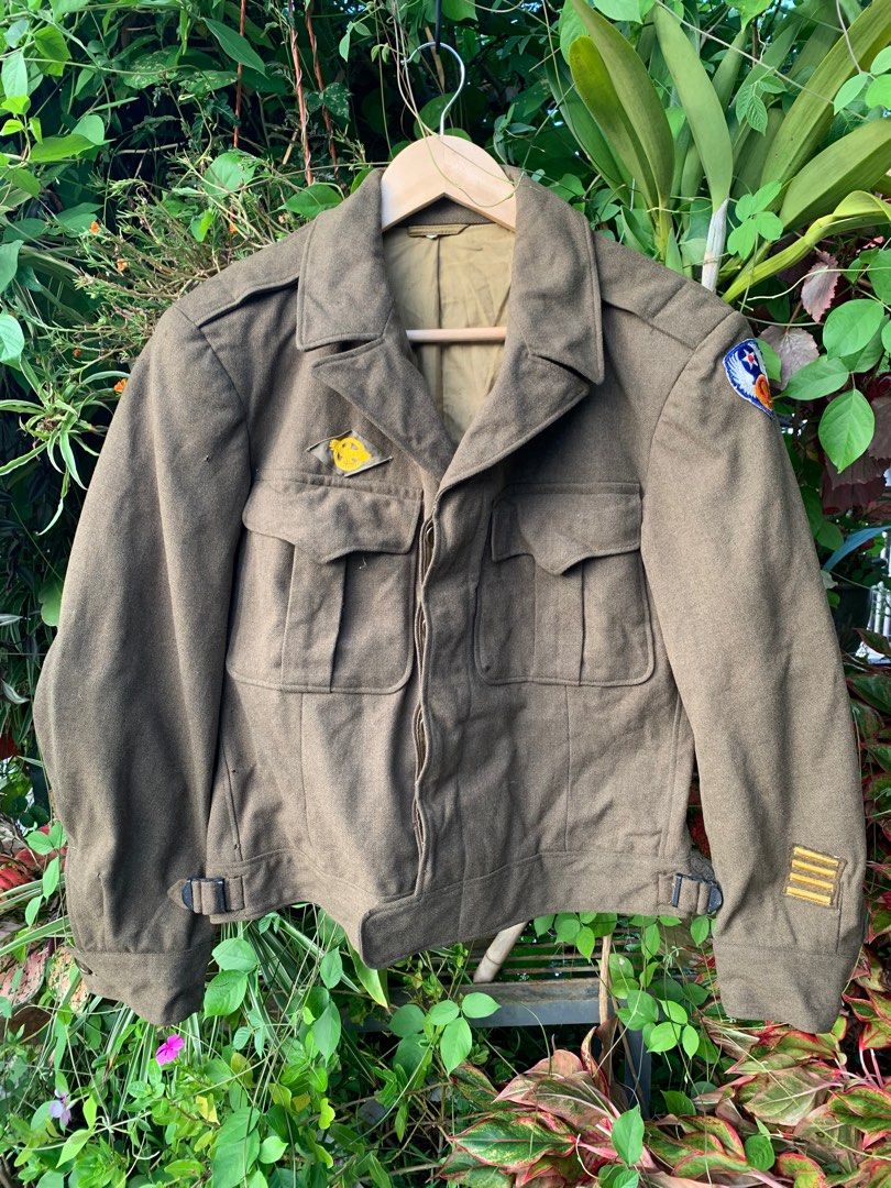 40s WW2 US ARMY OLIVE DRAB JACKET, Men's Fashion, Coats, Jackets and ...