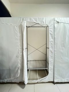 二手 單入 ikea BREIM輕便衣櫃 衣櫥 租屋 棉被櫃 冬衣 拉鏈衣櫃 可拆卸 vuku