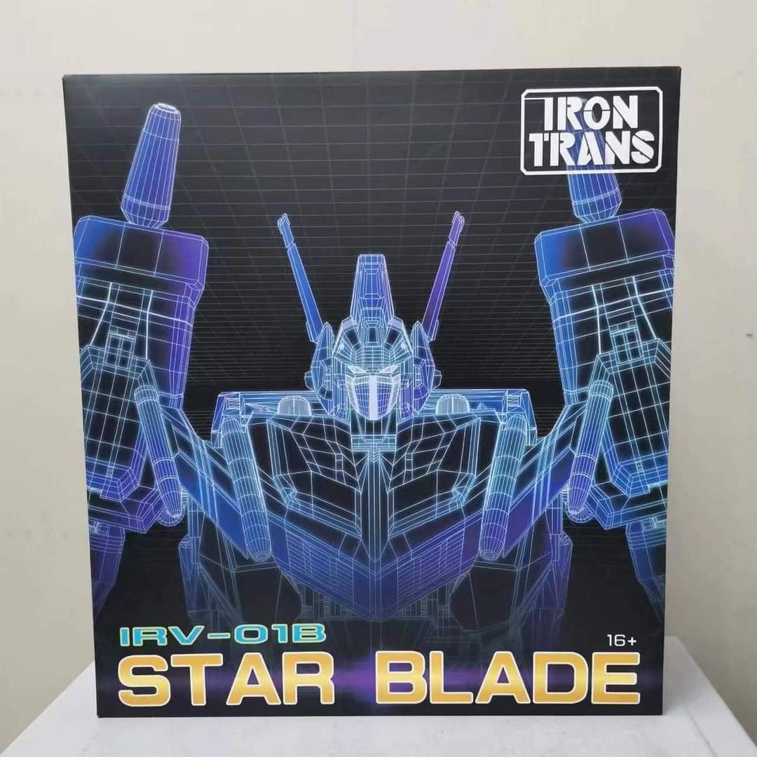 全新品IRONTRANS 星劍史達黑色暗黑版IR-V01B 變形玩具合金金剛機器人