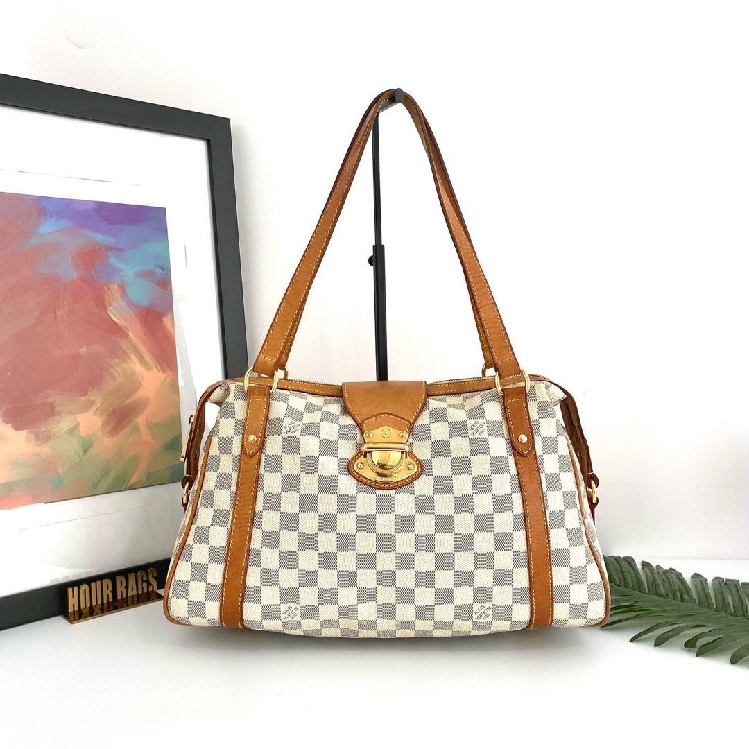 LOUIS VUITTON Stresa PM Shoulder Bag Damier Azur canvas, Luxury, Bags &  Wallets on Carousell