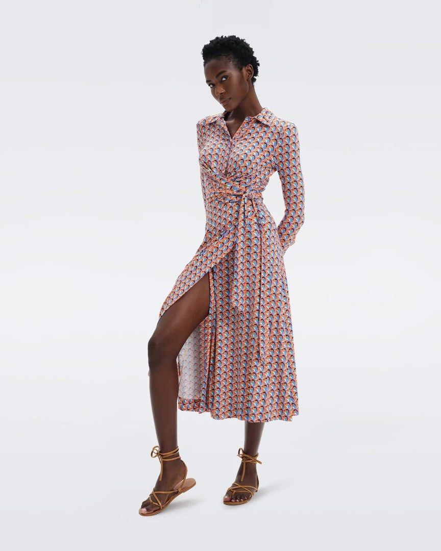 Dvf midi dress best sale