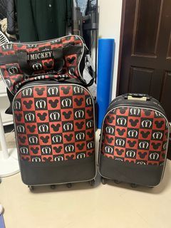 寶龍 Mickey 米奇6輪行李箱三件組 25吋+20吋+手提袋