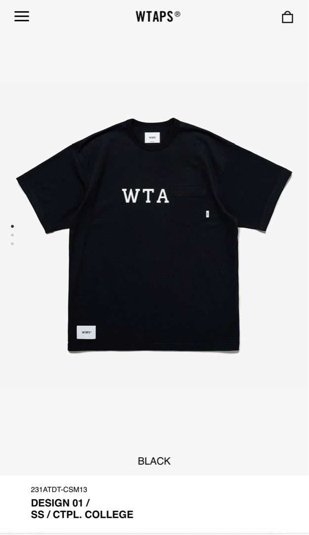 WTAPS DESIGN 01 / SS / CTPL. COLLEGE XL | www.unimac.az