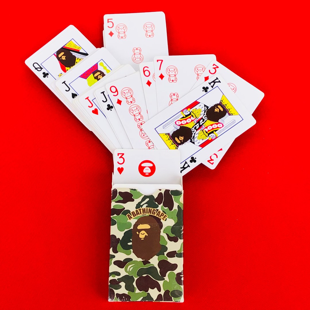 AAPE Bathing ape playing cards on Carousell