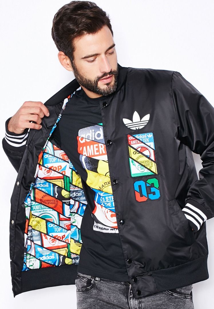 Adidas originals overhead jacket sales