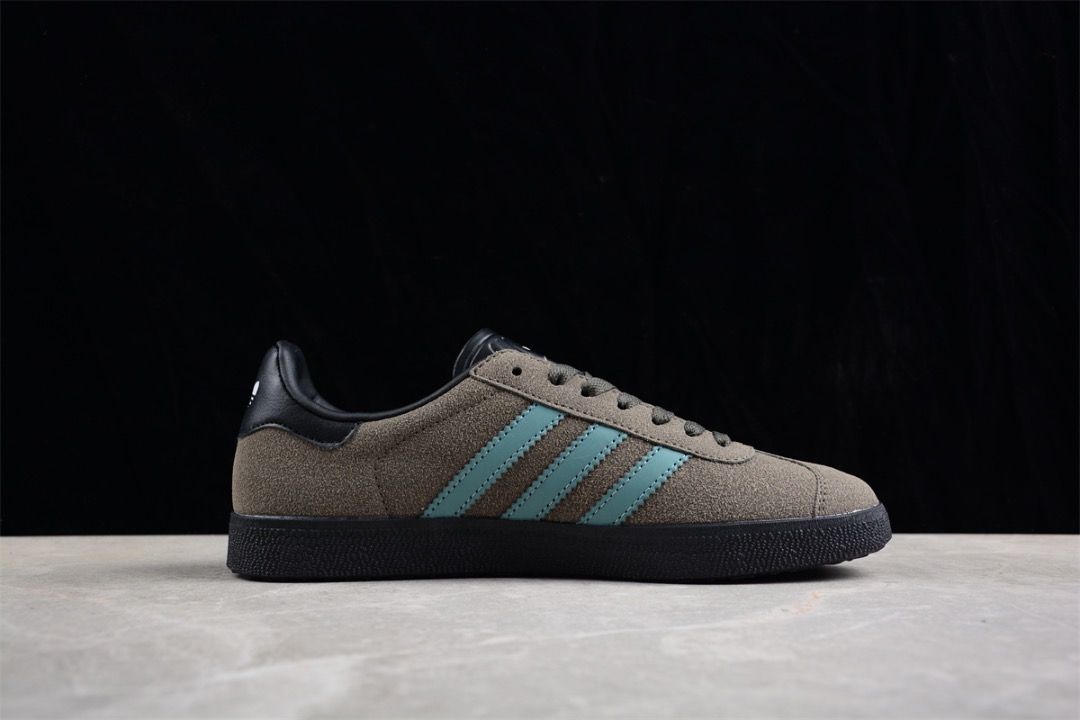 Adidas Originals Gazelle Shoes Olive Green Black shoes Euro 36-45