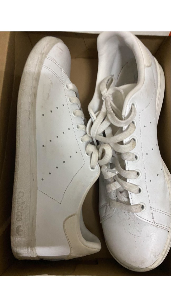 Adidas Stan Smith Triple white, Men's Fashion, Footwear, Sneakers