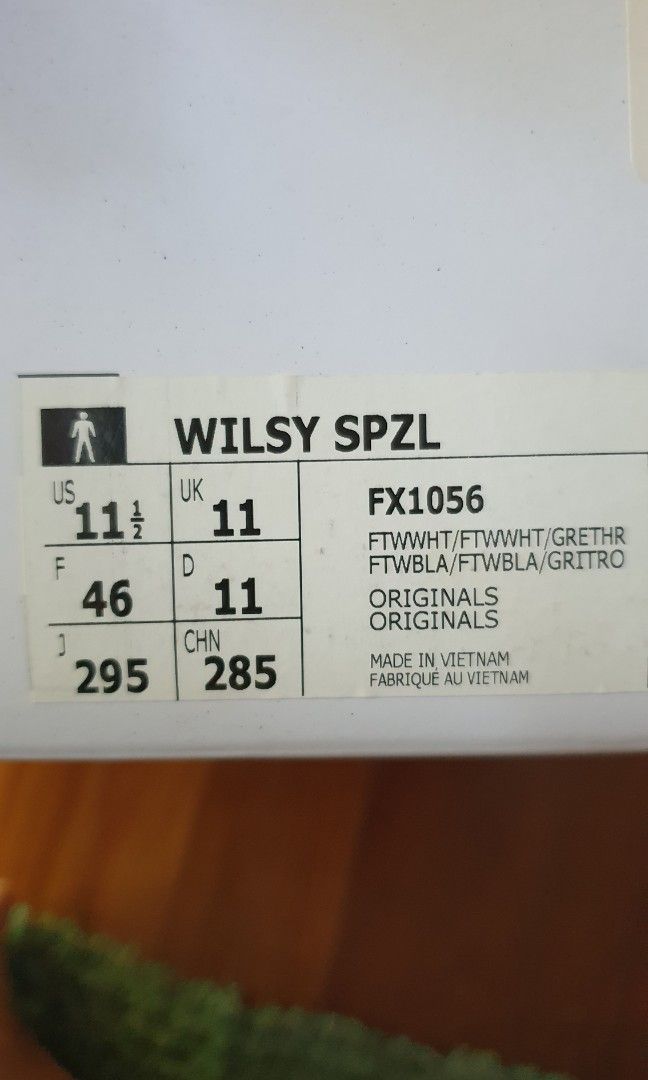 Adidas x New Order Wilsy SPZL UK11 Men s Fashion Footwear