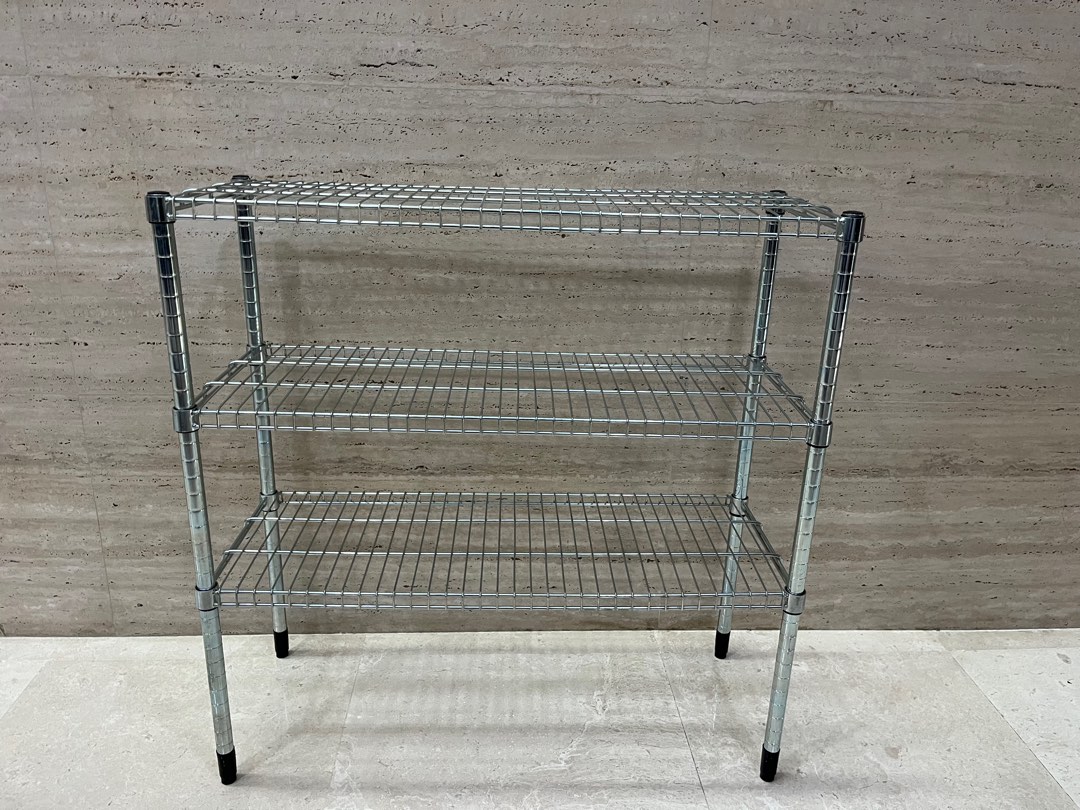 Adjustable metal shelf from Ikea, Furniture & Home Living, Furniture