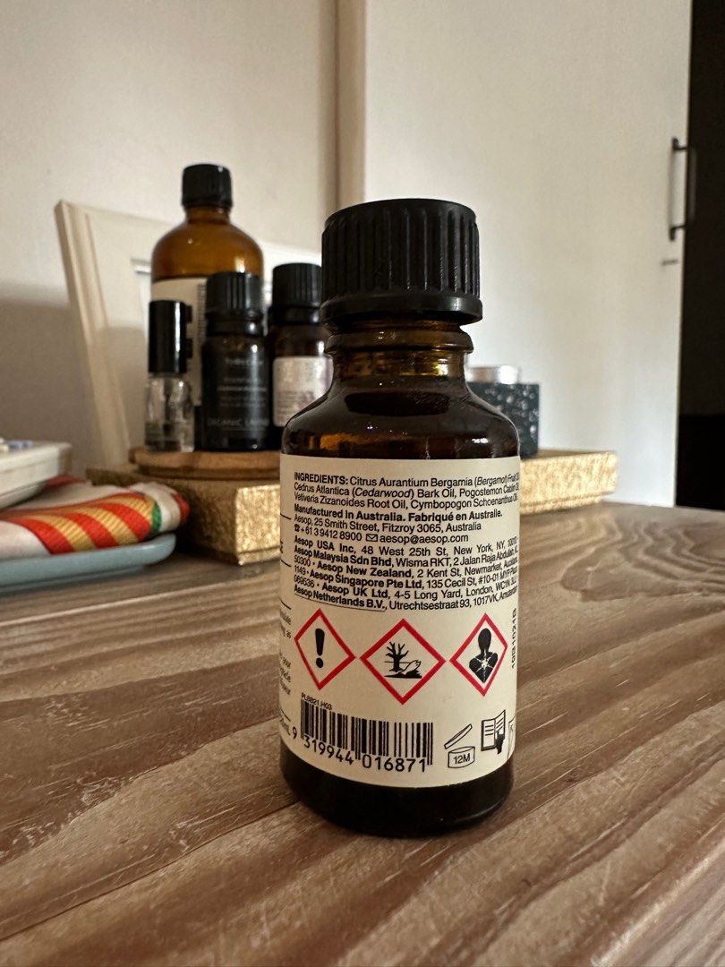 Aesop Beatrice essential oil, Furniture & Home Living, Home Fragrance