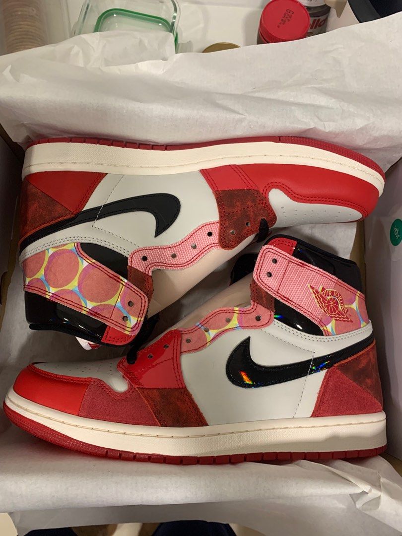 Jordan 1 sales spiderman 9.5