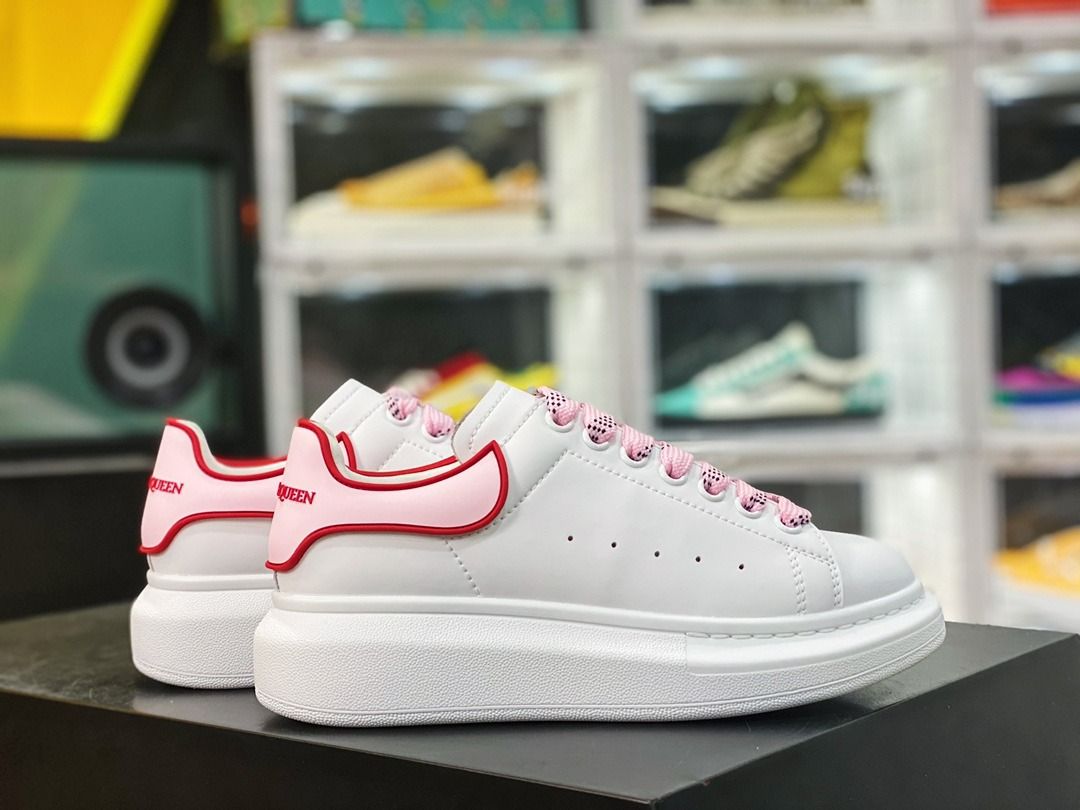 Mcqueen white top shoes
