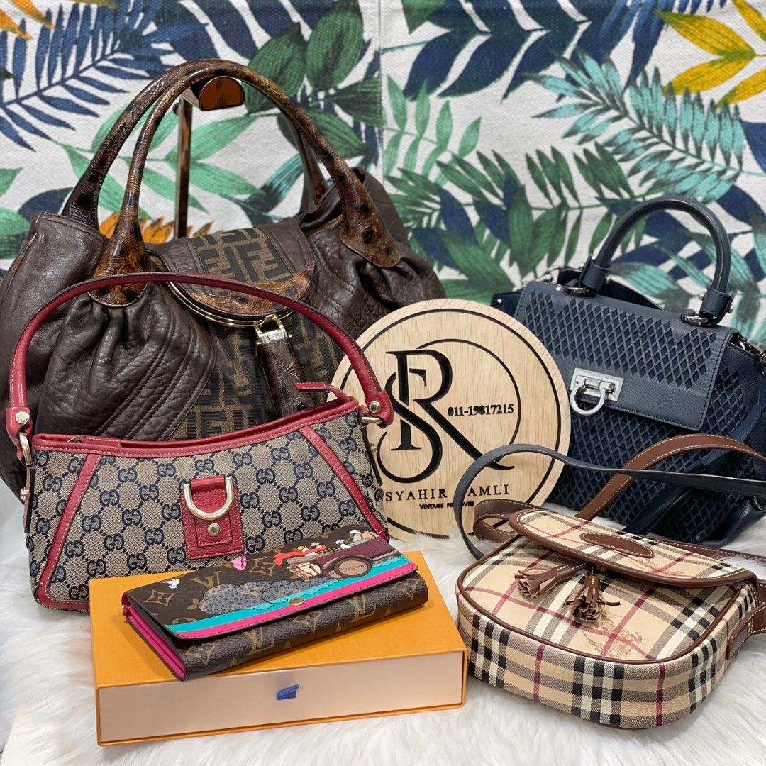 All Authentic FENDI GUCCI SALVATORE FERRAGAMO LOUIS VUITTON BURBERRYS