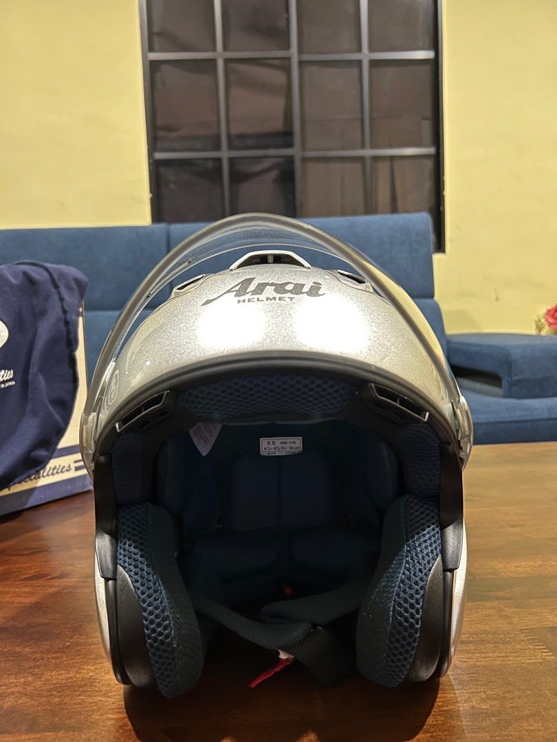 Mousse Intérieure Pour Casque Moto Arai SZ/RAM 3 - Épaisseur 10 Mm - Taille L - Matériau Dry Cool - Confort Et Remplacement