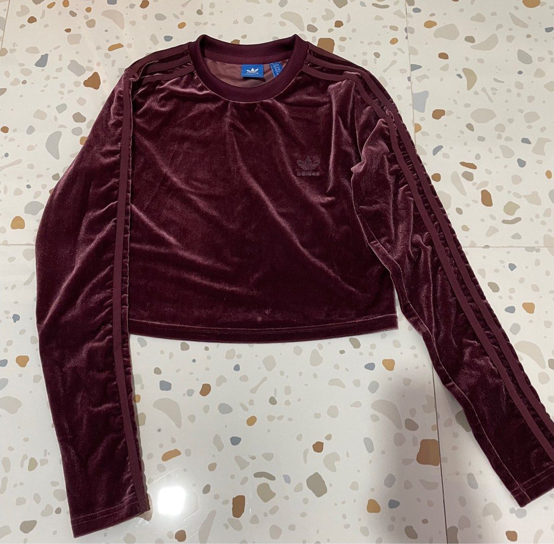 Adidas velvet online long sleeve