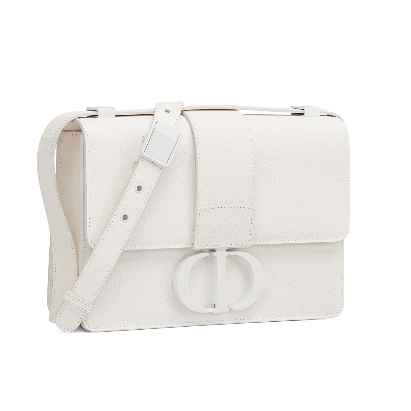 Small 30 Montaigne Bag Dusty Ivory Calfskin