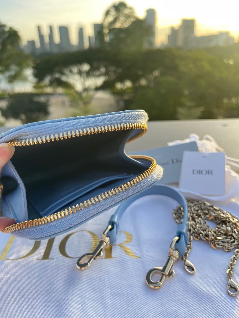 Authentic Lady Dior Phone Holder, Luxury, Bags & Wallets on Carousell