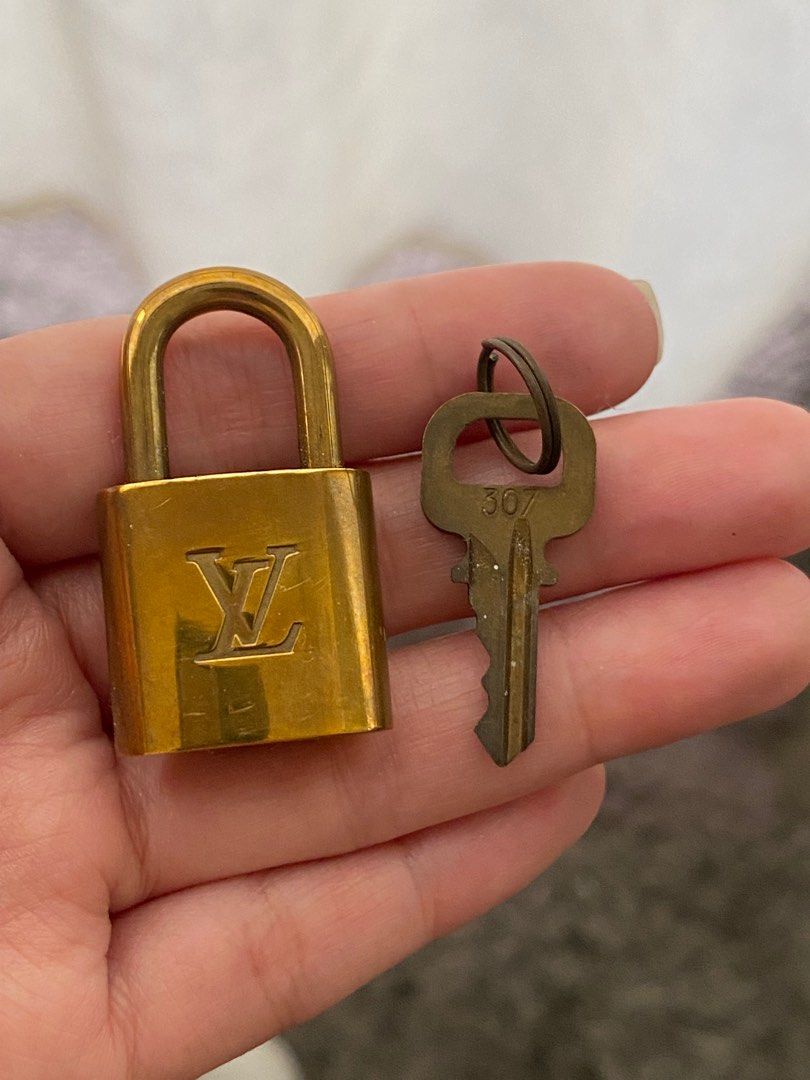 LOUIS VUITTON LOCK & KEY EARRINGS, Luxury, Accessories on Carousell