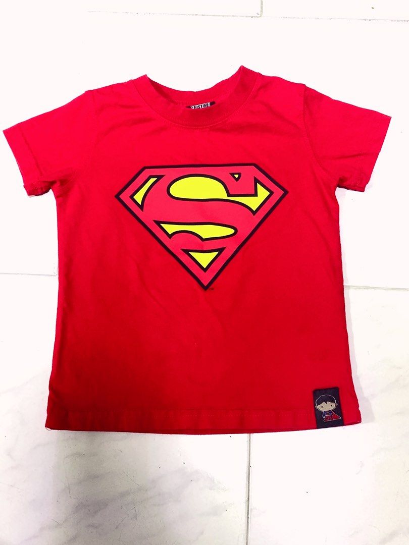 Superman t shirt for 1 year old clearance