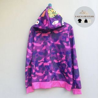 Bape Shark Camo Full Zip Hoodie