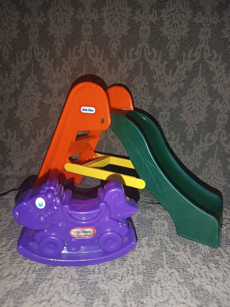 BARBIE SIZE LITTLE TIKES SLIDE HORSE on Carousell