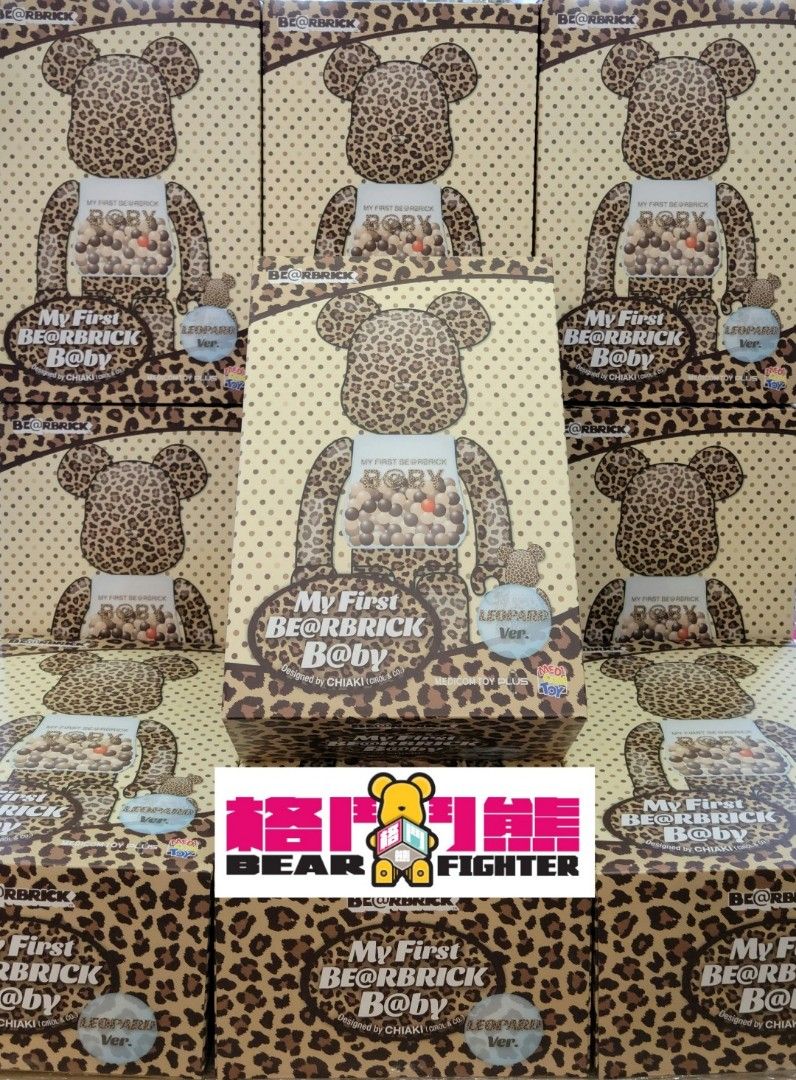 現貨]Bearbrick 豹紋Baby MY FIRST BE@RBRICK B@BY LEOPARD Ver.100
