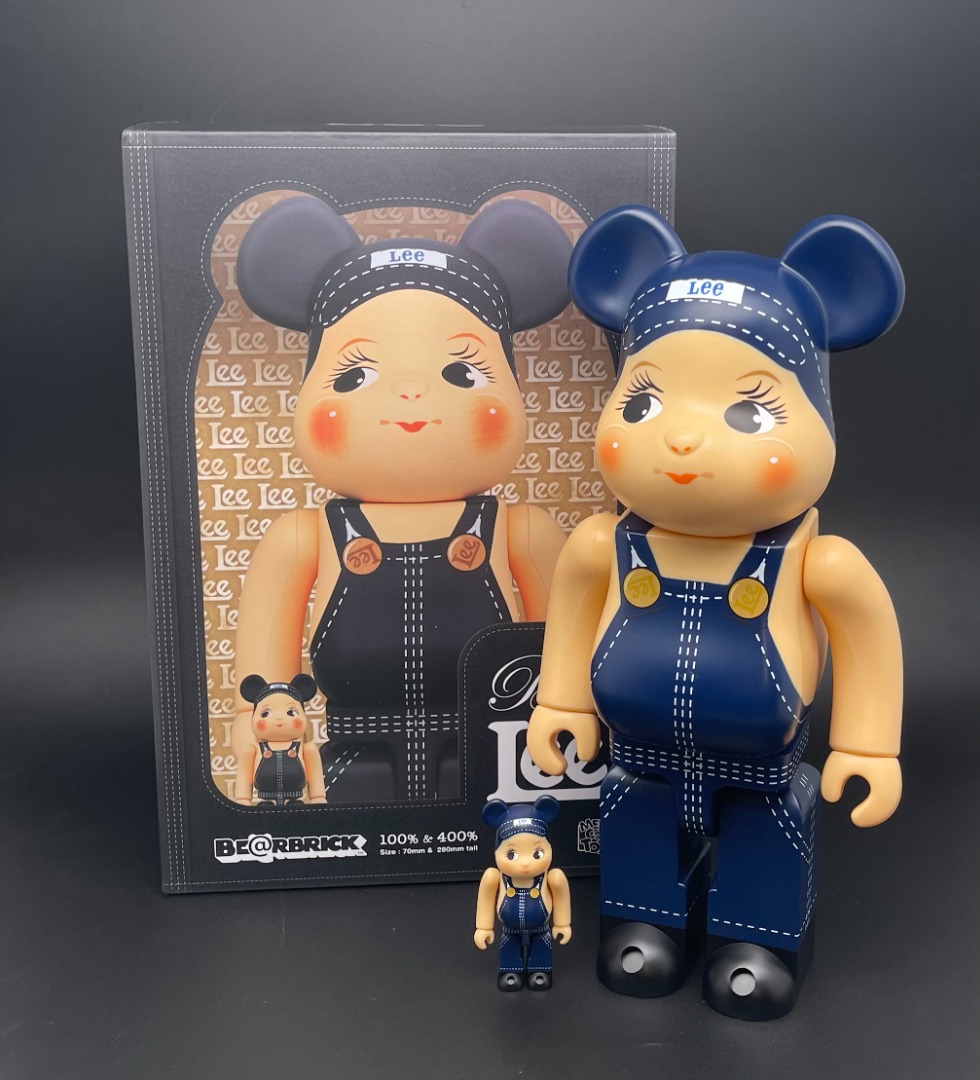 Bearbrick Buddy Lee 100% & 400%, 興趣及遊戲, 玩具& 遊戲類- Carousell